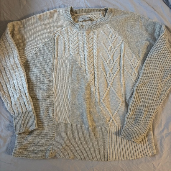 Wool Mixed Cable Knit Sweater - Picture 1 of 3